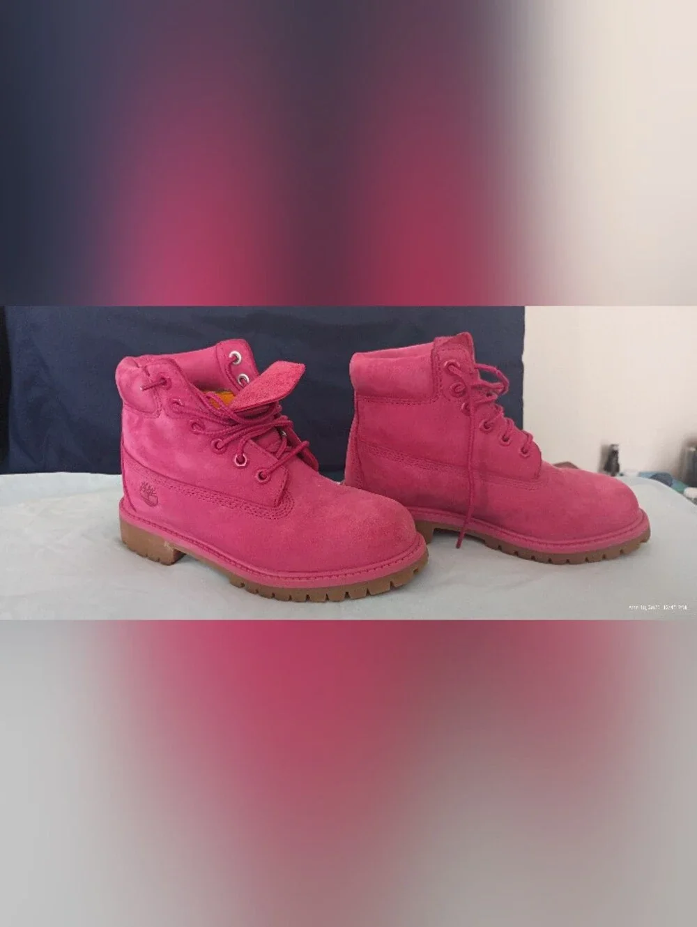 Girls’ Pink Timberland Boots – Size 13 | Excellent Condition